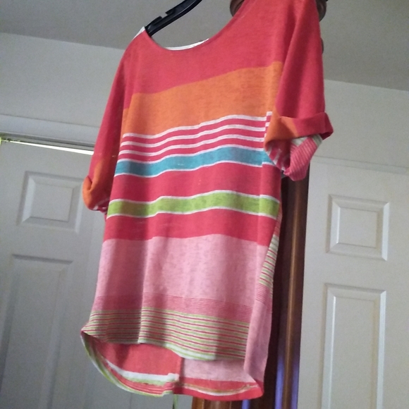 Blouse multicolor blouse - Picture 3 of 4